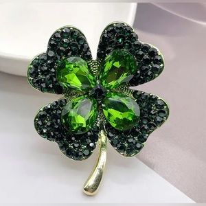 Cloverleaf brooch - St. Patrick’s Day4 leaf clover 🍀